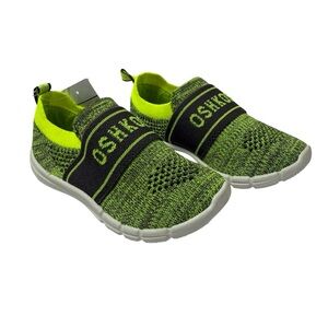 OshKosh B'gosh Kids Neon Green Knit Sneakers